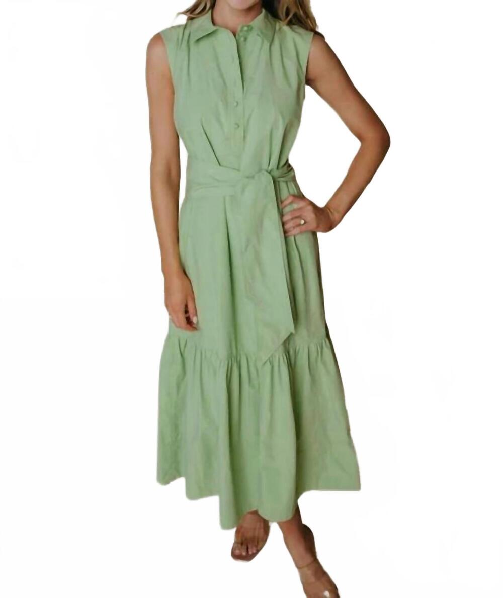 NEW LAROQUE eloise midi dress in sage